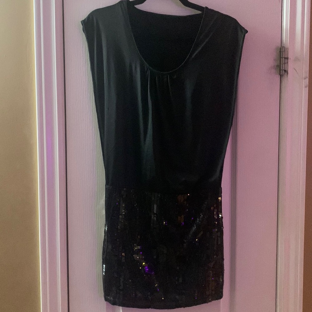 Super mini black dress